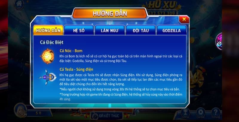 Đại chiến Thái Bình Dương Kingbet86: Đại chiến Godzilla 3 Hệ thống cá trong game
