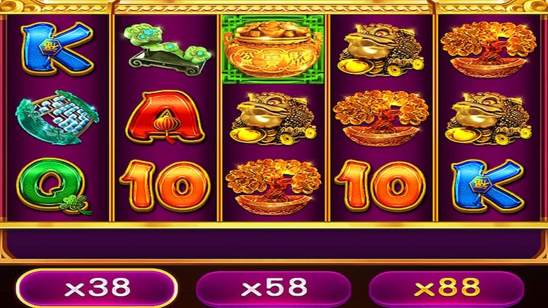 Nổ hũ Fa Cai Shen 2 Kingbet86: 243 dòng thắng, hũ khủng 4 cơ chế mở rộng guồng
