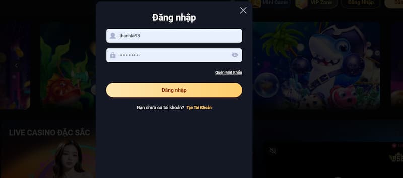Đăng nhập Kingbet86 với thủ tục đơn giản trong nốt nhạc 2 Thông tin đăng nhập Kingbet86